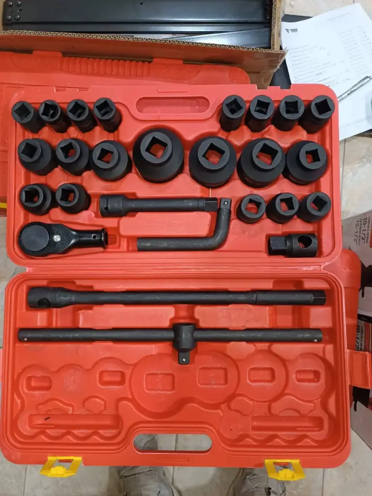 SET DE DADOS 3/4 - 1" 26 PCS