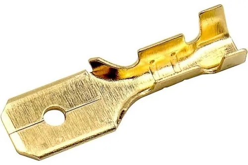 [LATON KIT 20 PZAS] TERMINAL MACHO 1/4 