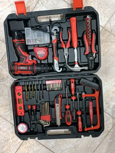 [TALADRO 12V] SET DE HERRAMIENTAS 109 PIEZAS